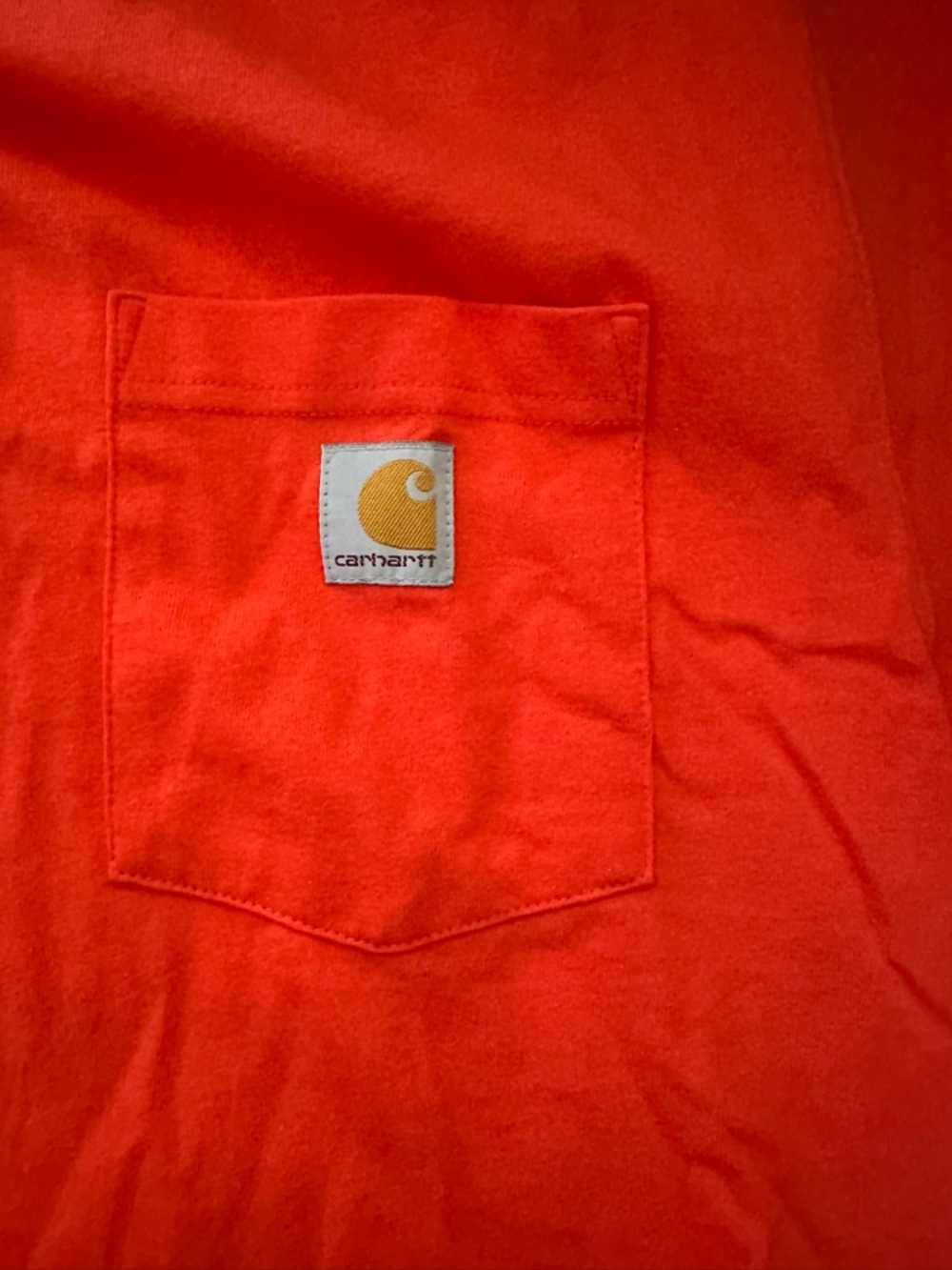 Carhartt Loose Fit T‑Shirt in Vibrant Red-Orange